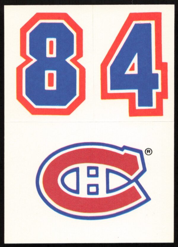 1988-89 Topps Montreal Canadiens Sticker Inserts #23 (Front)