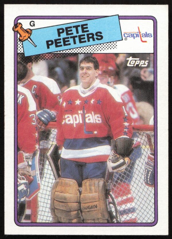 1988-89 Topps Pete Peeters #180 (Front)