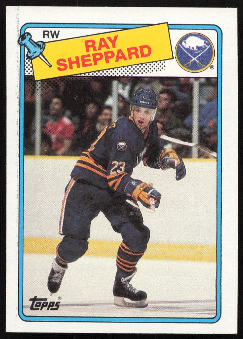 1988-89 Topps Ray Sheppard #55 (Front)