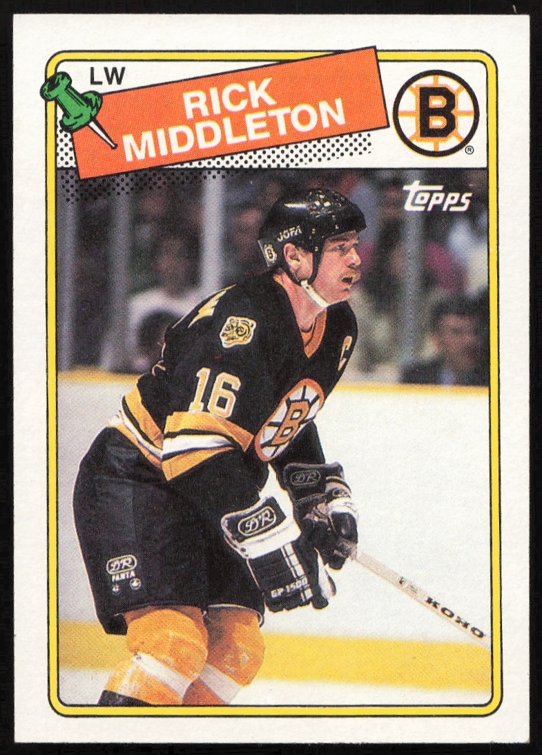 1988-89 Topps Rick Middleton #87 (Front)