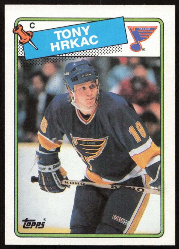 1988-89 Topps Tony Hrkac #129 (Front)