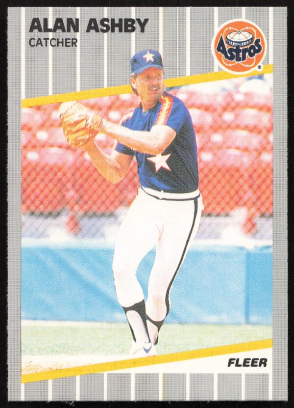 1989 Fleer Alan Ashby #350 (Front)