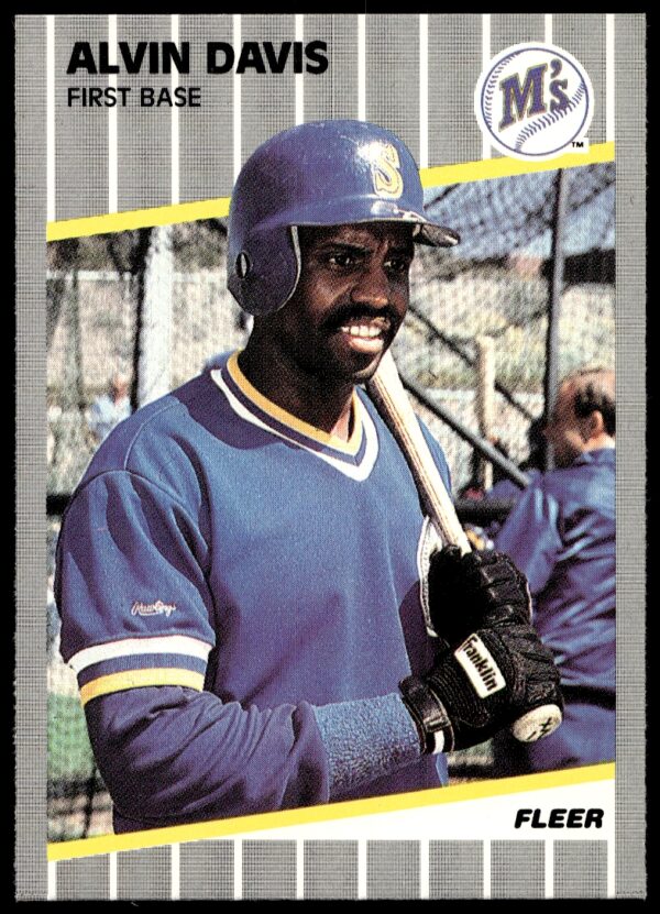 1989 Fleer Alvin Davis #546 (Front)