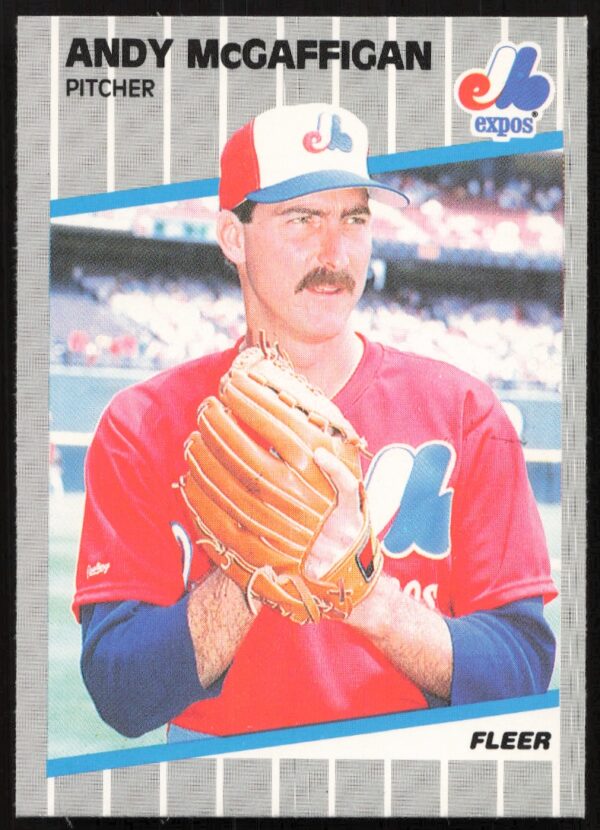 1989 Fleer Andy McGaffigan #386 (Front)