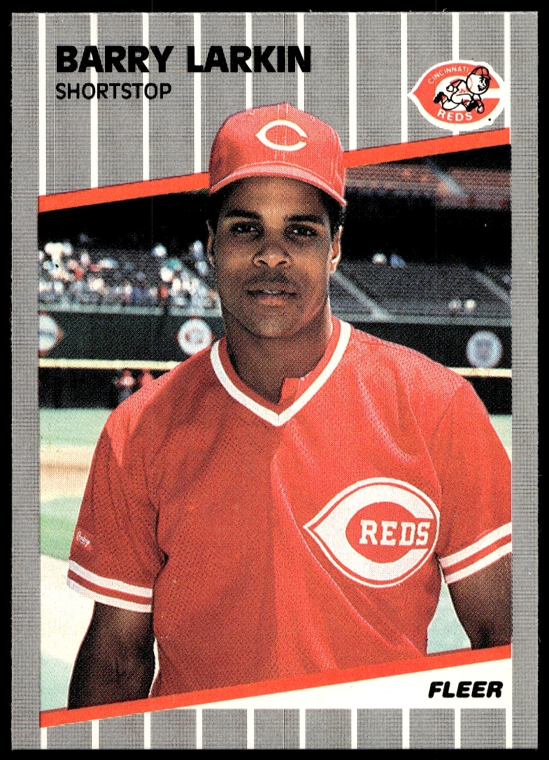 1989 Fleer Barry Larkin #164 (Front)