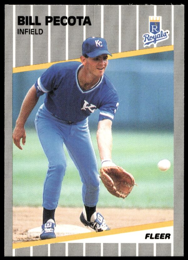 1989 Fleer Bill Pecota #289 (Front)