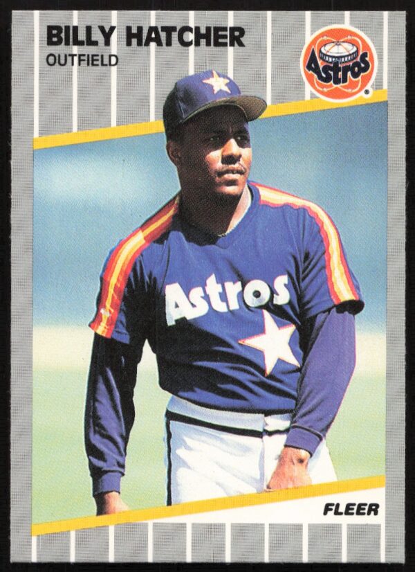 1989 Fleer Billy Hatcher #359 (Front)