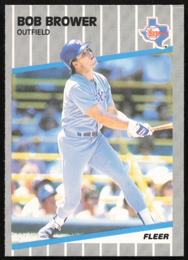 1989 Fleer Bob Brower #514 (Front)