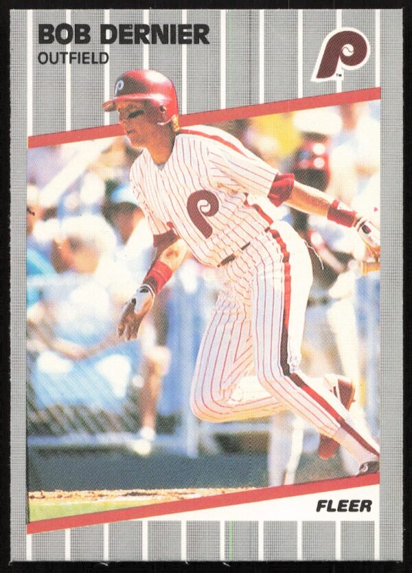 1989 Fleer Bob Dernier #565 (Front)