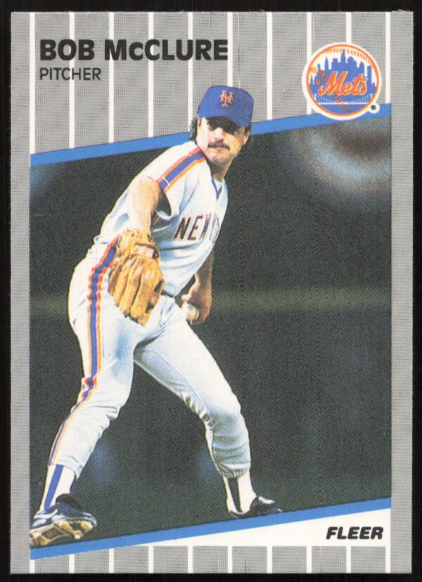 1989 Fleer Bob McClure #42 (Front)