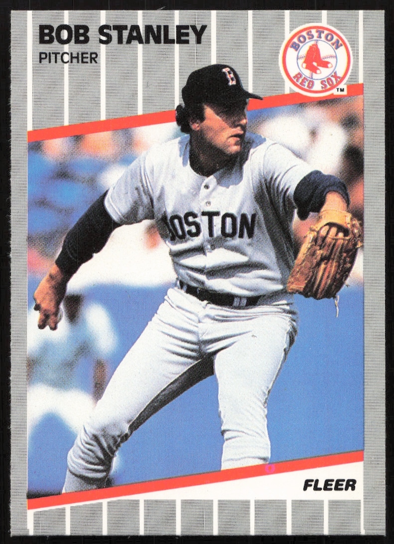 1989 Fleer Bob Stanley #101 (Front)