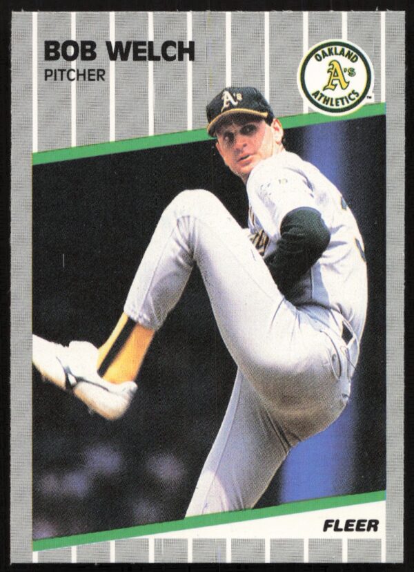 1989 Fleer Bob Welch #25 (Front)