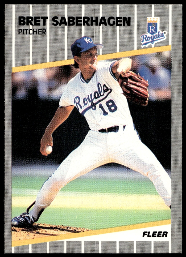 1989 Fleer Bret Saberhagen #291 (Front)