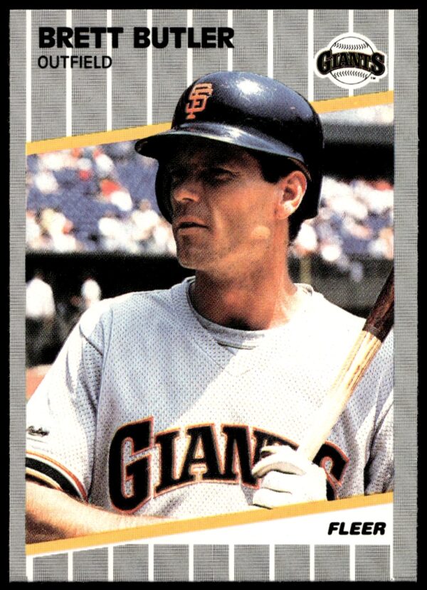 1989 Fleer Brett Butler #324 (Front)