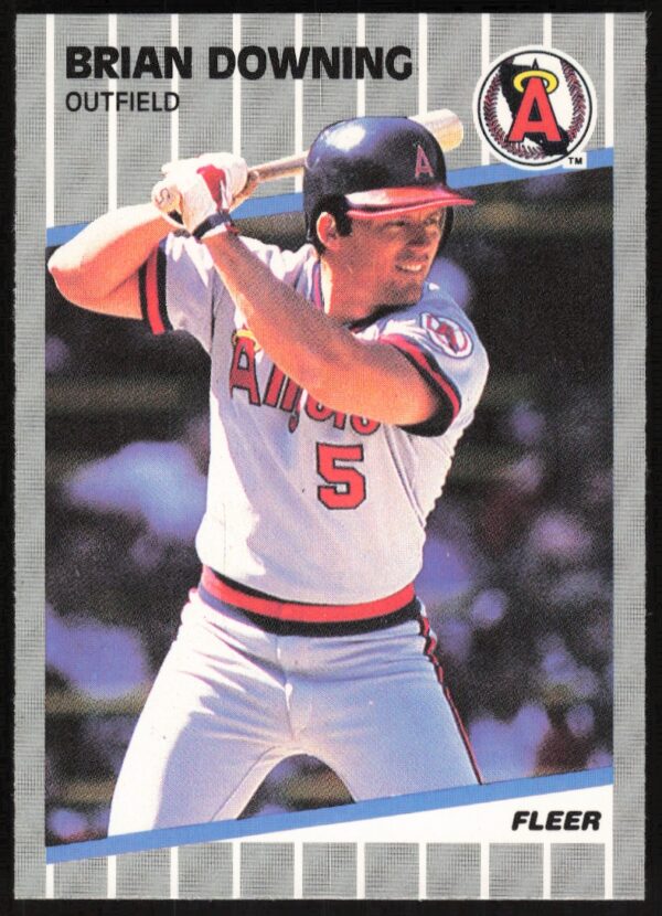 1989 Fleer Brian Downing #475 (Front)