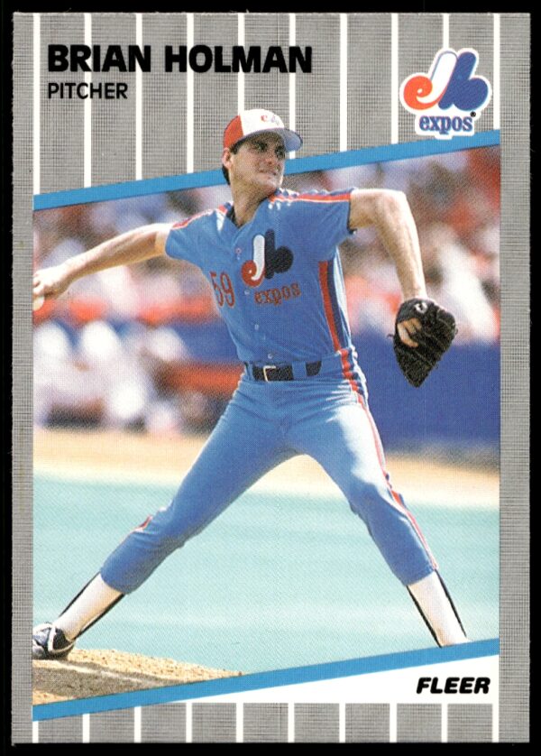 1989 Fleer Brian Holman #379 (Front)