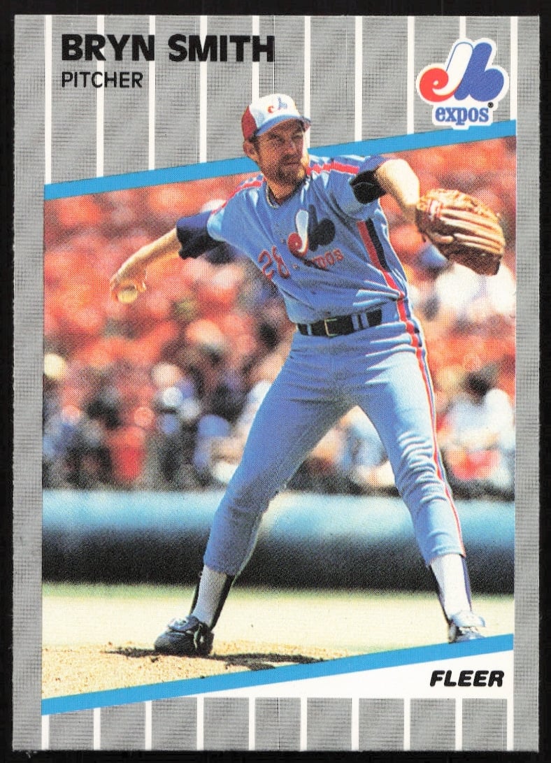 1989 Fleer Bryn Smith #394 (Front)