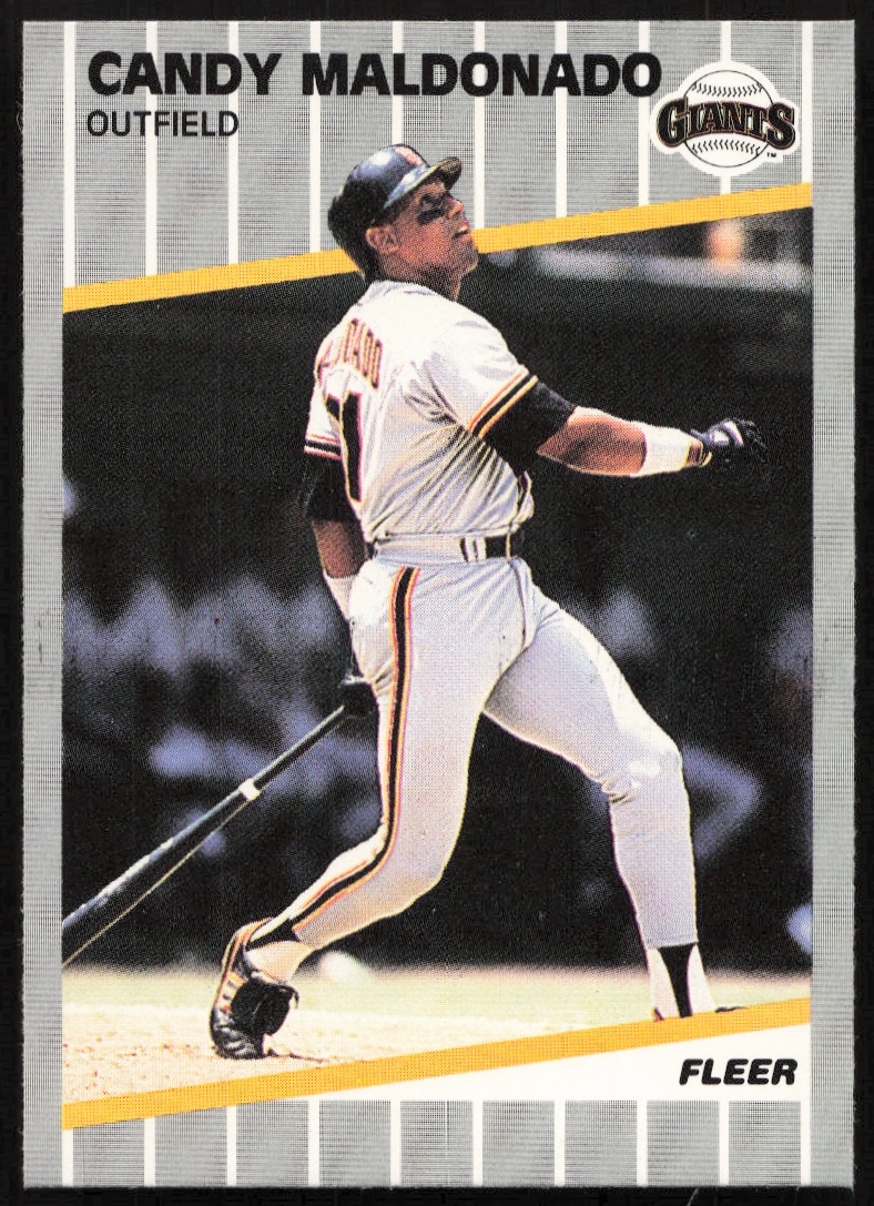 1989 Fleer Candy Maldonado #333 (Front)