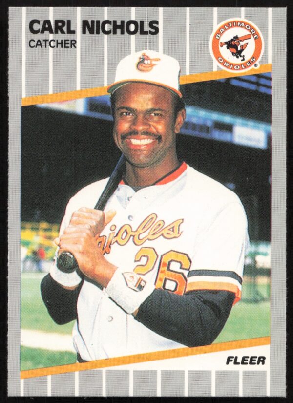 1989 Fleer Carl Nichols #612 (Front)