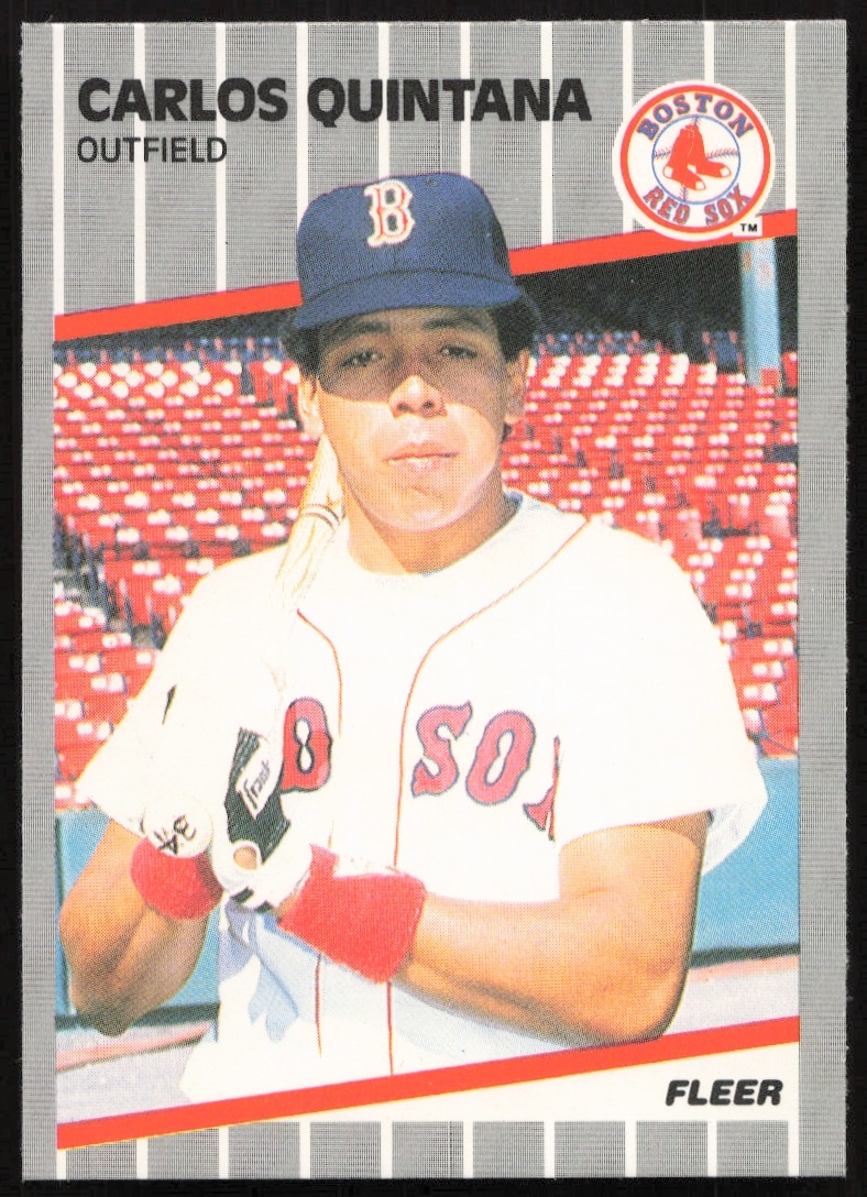 1989 Fleer Carlos Quintana #95 (Front)