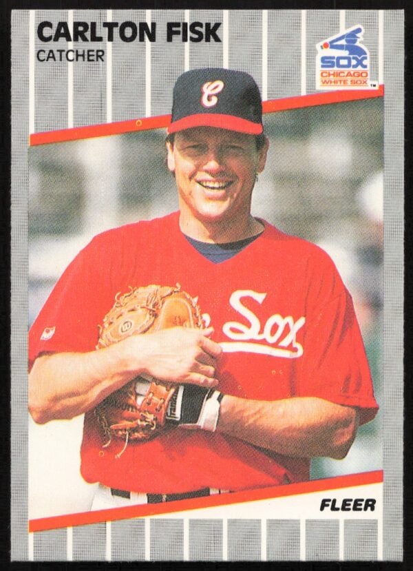 1989 Fleer Carlton Fisk #495 (Front)