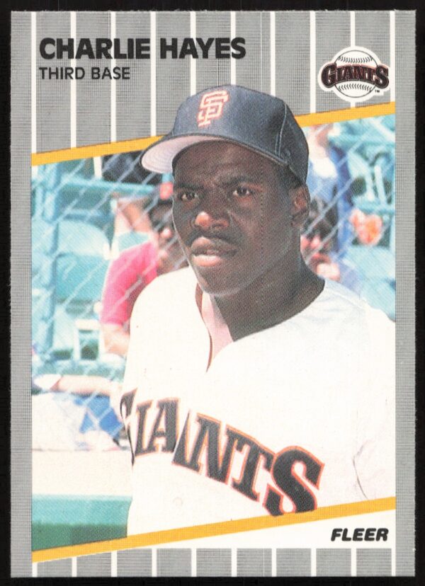 1989 Fleer Charlie Hayes #330 (Front)