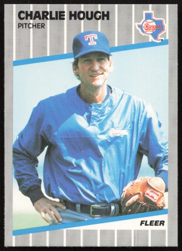 1989 Fleer Charlie Hough #522 (Front)