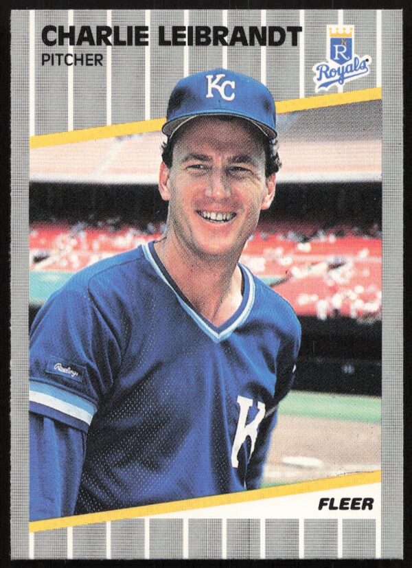 1989 Fleer Charlie Leibrandt #286 (Front)