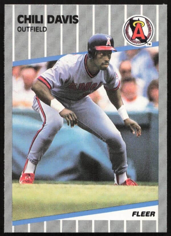 1989 Fleer Chili Davis #474 (Front)