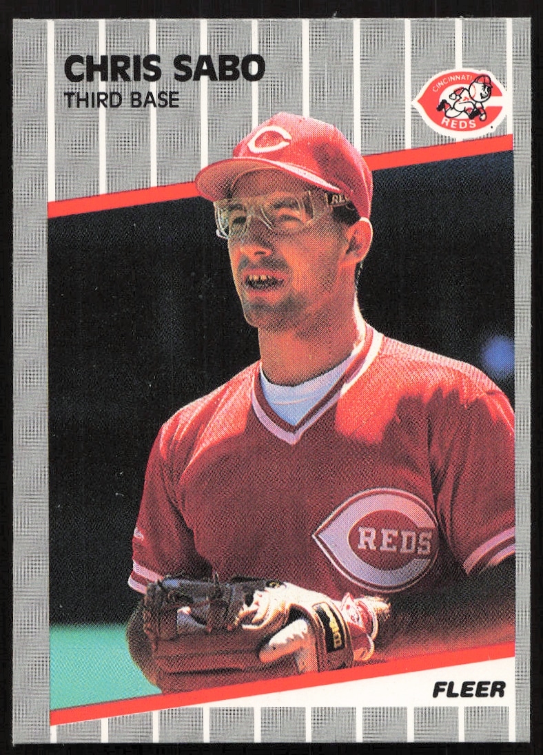 1989 Fleer Chris Sabo #170 (Front)