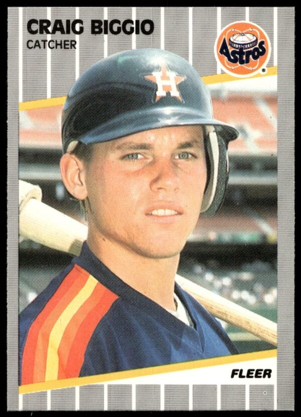 1989 Fleer Craig Biggio #353 (Front)