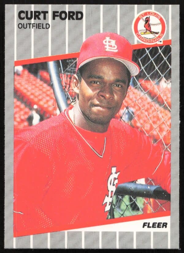 1989 Fleer Curt Ford #450 (Front)