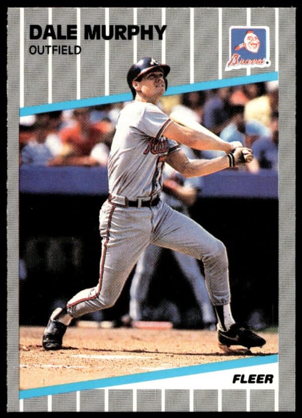 1989 Fleer Dale Murphy #596 (Front)