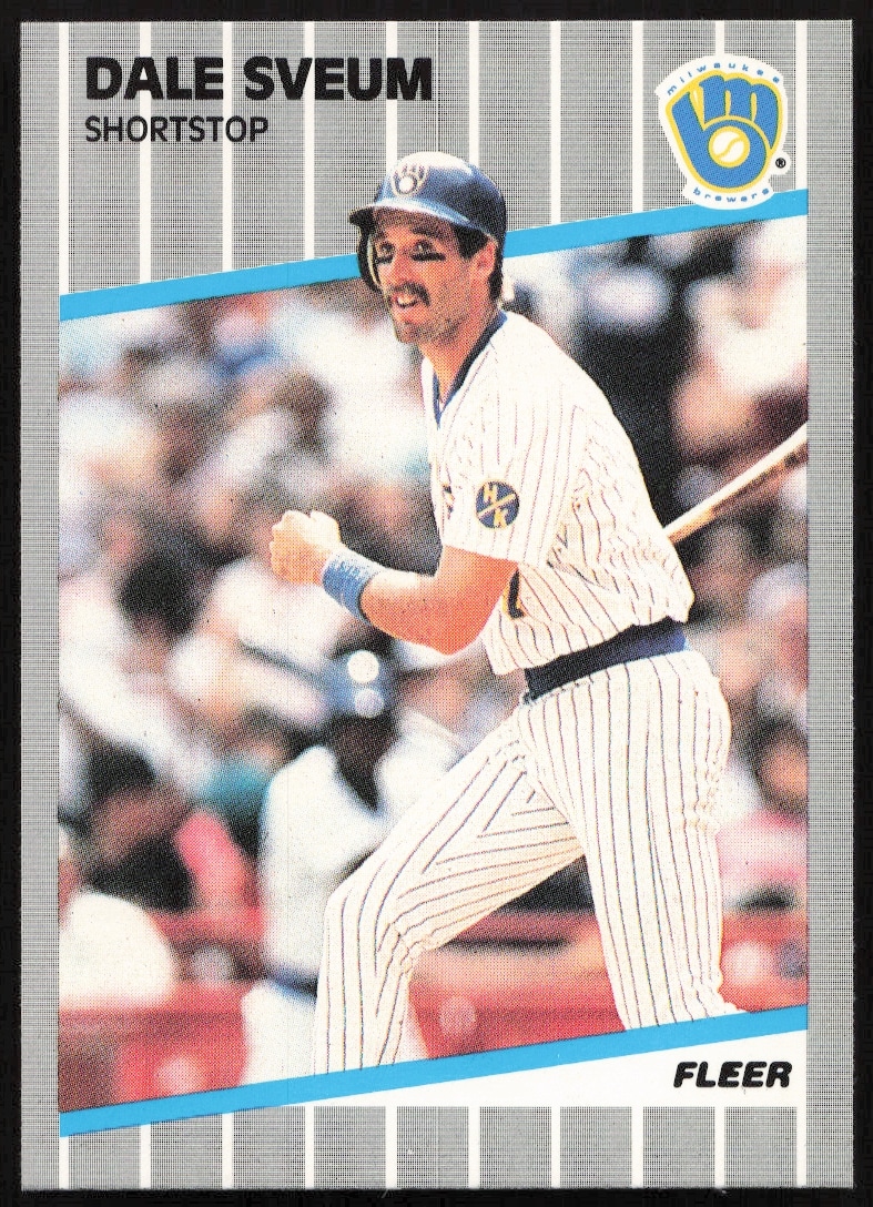 1989 Fleer Dale Sveum #198 (Front)