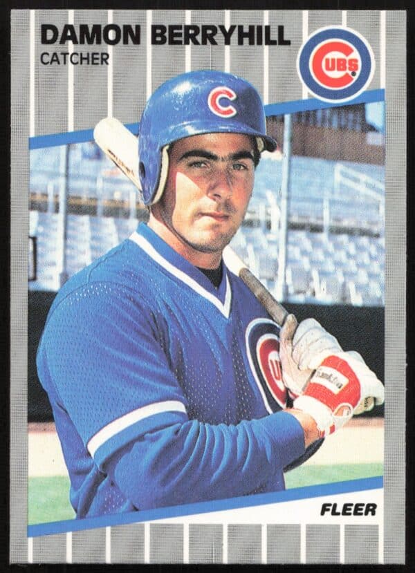 1989 Fleer Damon Berryhill #418 (Front)