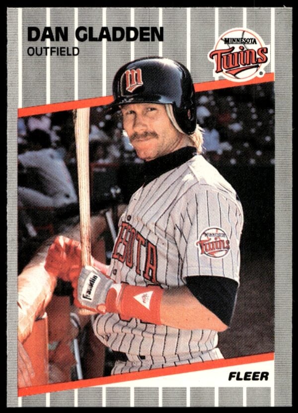 1989 Fleer Dan Gladden #112 (Front)