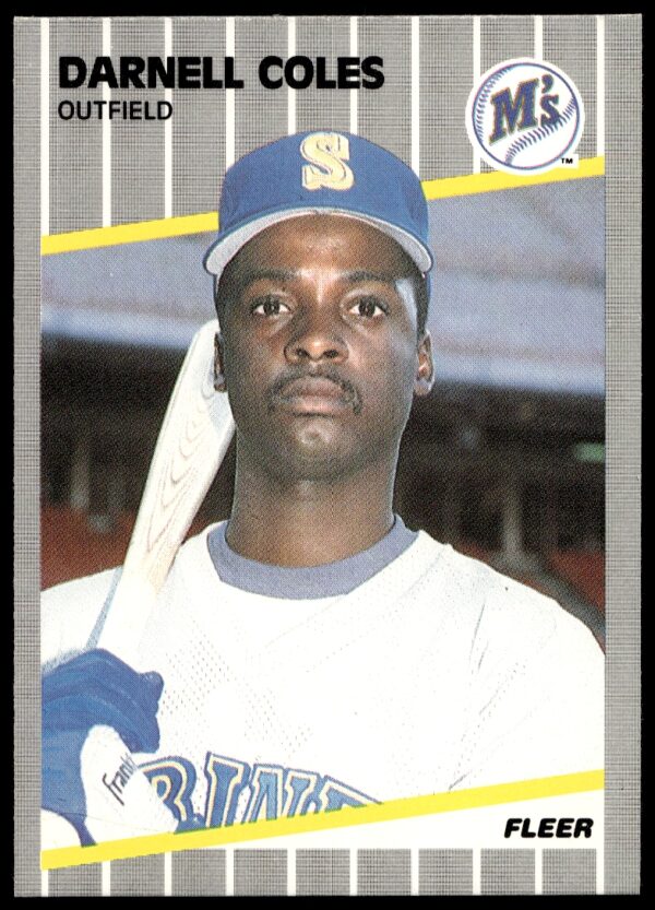 1989 Fleer Darnell Coles #544 (Front)