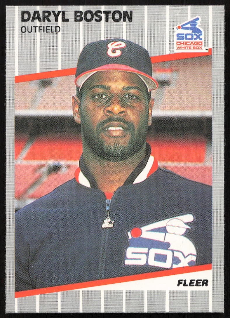 1989 Fleer Daryl Boston #492 (Front)