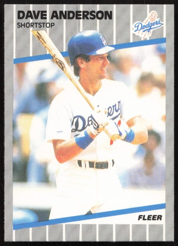 1989 Fleer Dave Anderson #53 (Front)