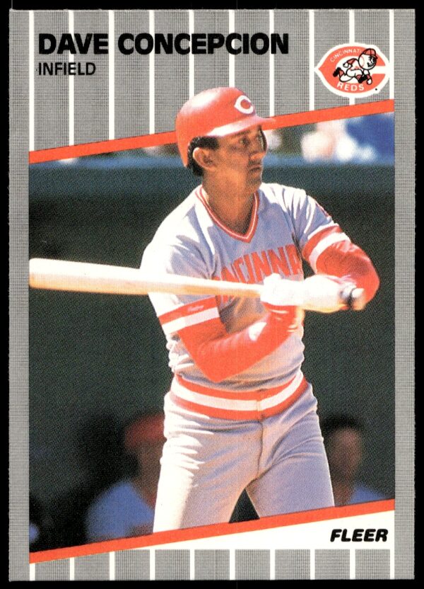 1989 Fleer Dave Concepcion #156 (Front)