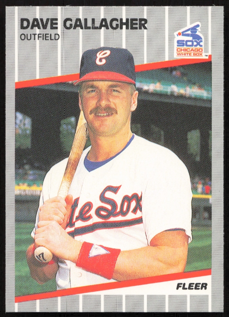 1989 Fleer Dave Gallagher #496 (Front)