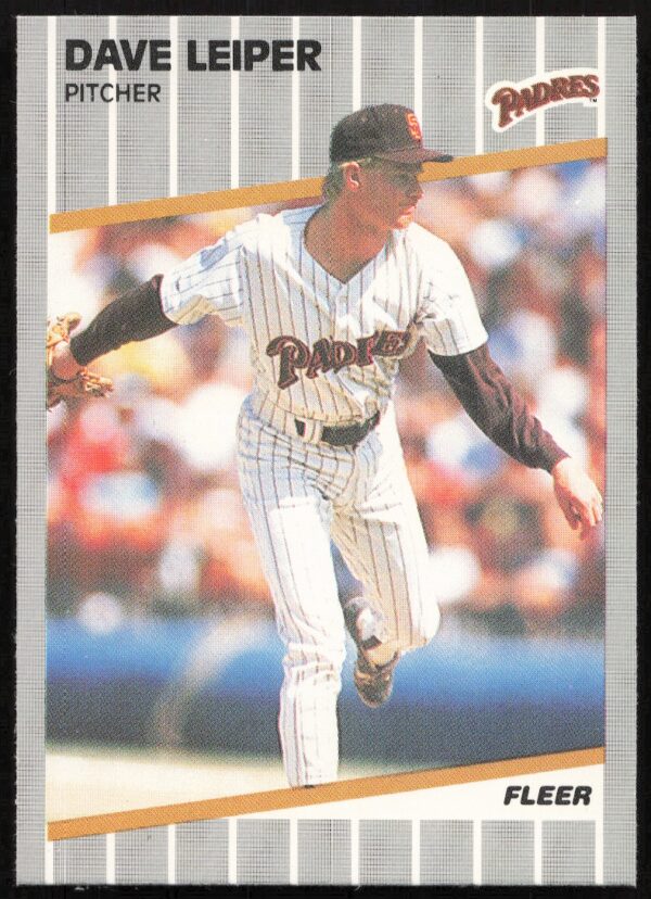 1989 Fleer Dave Leiper #310 (Front)