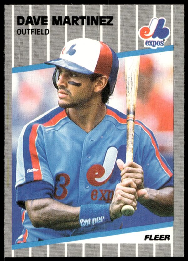 1989 Fleer Dave Martinez #384 (Front)