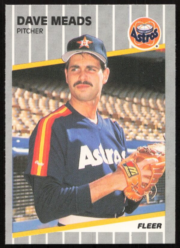 1989 Fleer Dave Meads #362 (Front)