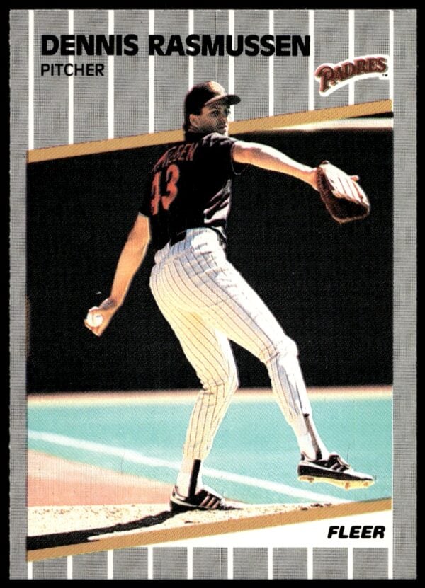 1989 Fleer Dennis Rasmussen #314 (Front)