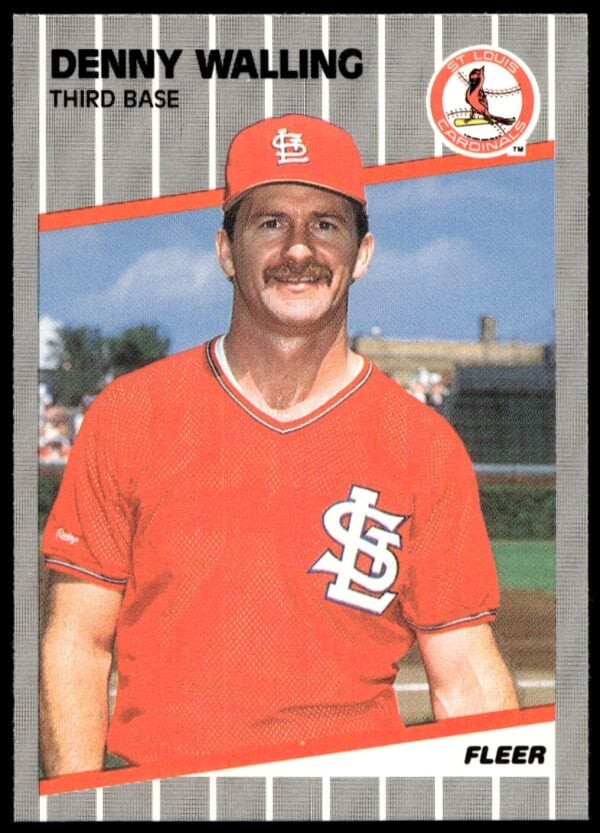 1989 Fleer Denny Walling #465 (Front)