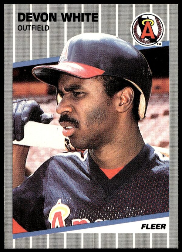 1989 Fleer Devon White #489 (Front)