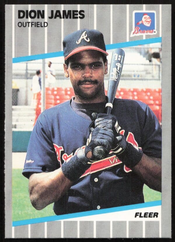 1989 Fleer Dion James #594 (Front)