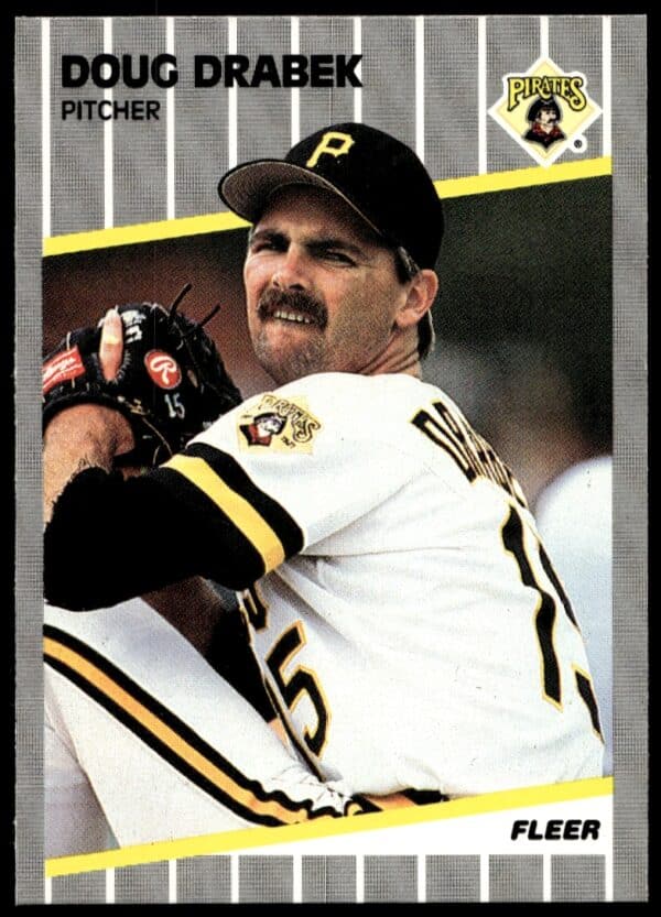 1989 Fleer Doug Drabek #206 (Front)