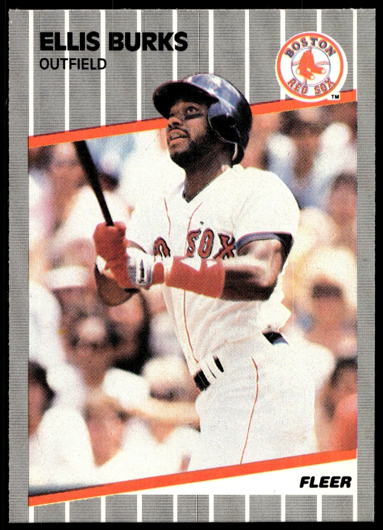 1989 Fleer Ellis Burks #83 (Front)